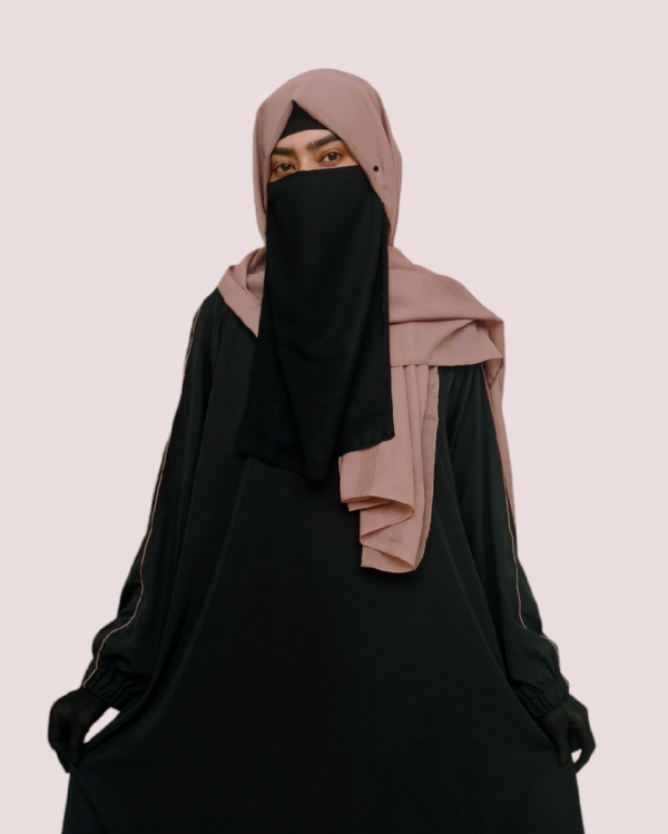 Pipen Abaya Black - Code 0811