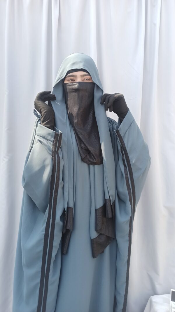 Butterfly Slub Abaya- Code: 2290